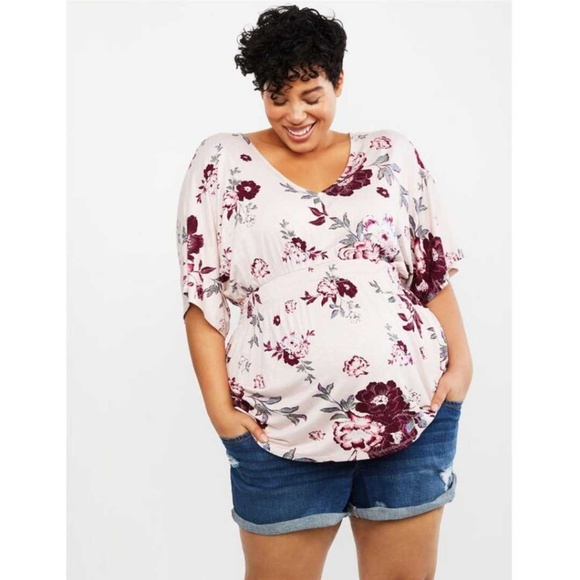 Jessica Simpson Pants - Jessica Simpson Maternity Frayed Hem Jean Shorts